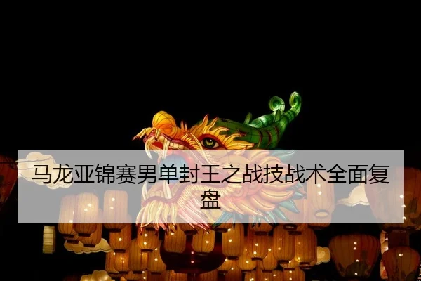 马龙亚锦赛男单封王之战技战术全面复盘